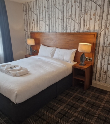 The Queen Hotel double bed