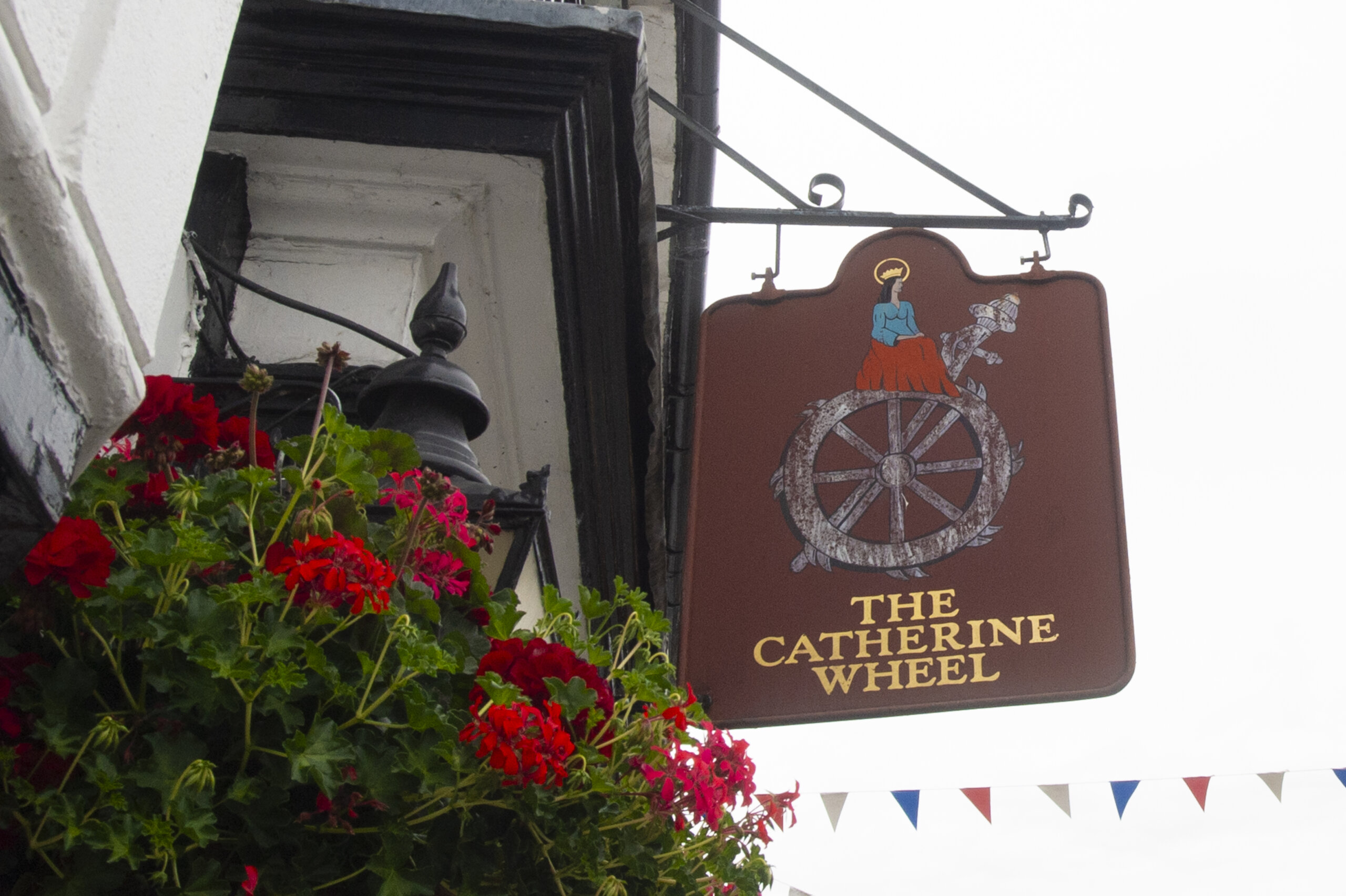 The Catherine Wheel, Henley-on-Thames signage
